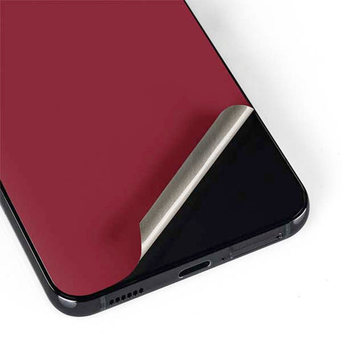 Burgundy Solid Galaxy S22 Skin